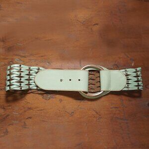 Linea Pelle Mint Wide Waist or Hip Belt Size S